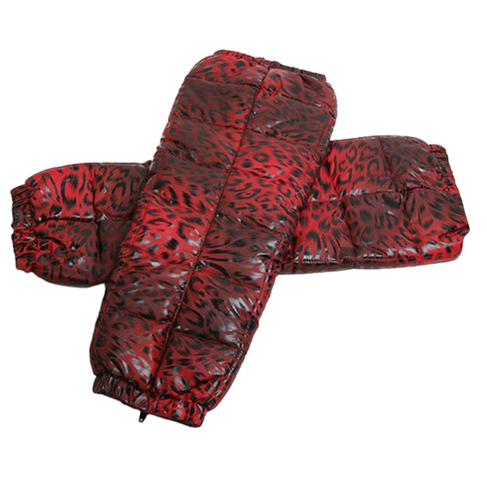 Windproof Motorcycle Leg Warmer Knee Pad Knee Protective Guard  Red S