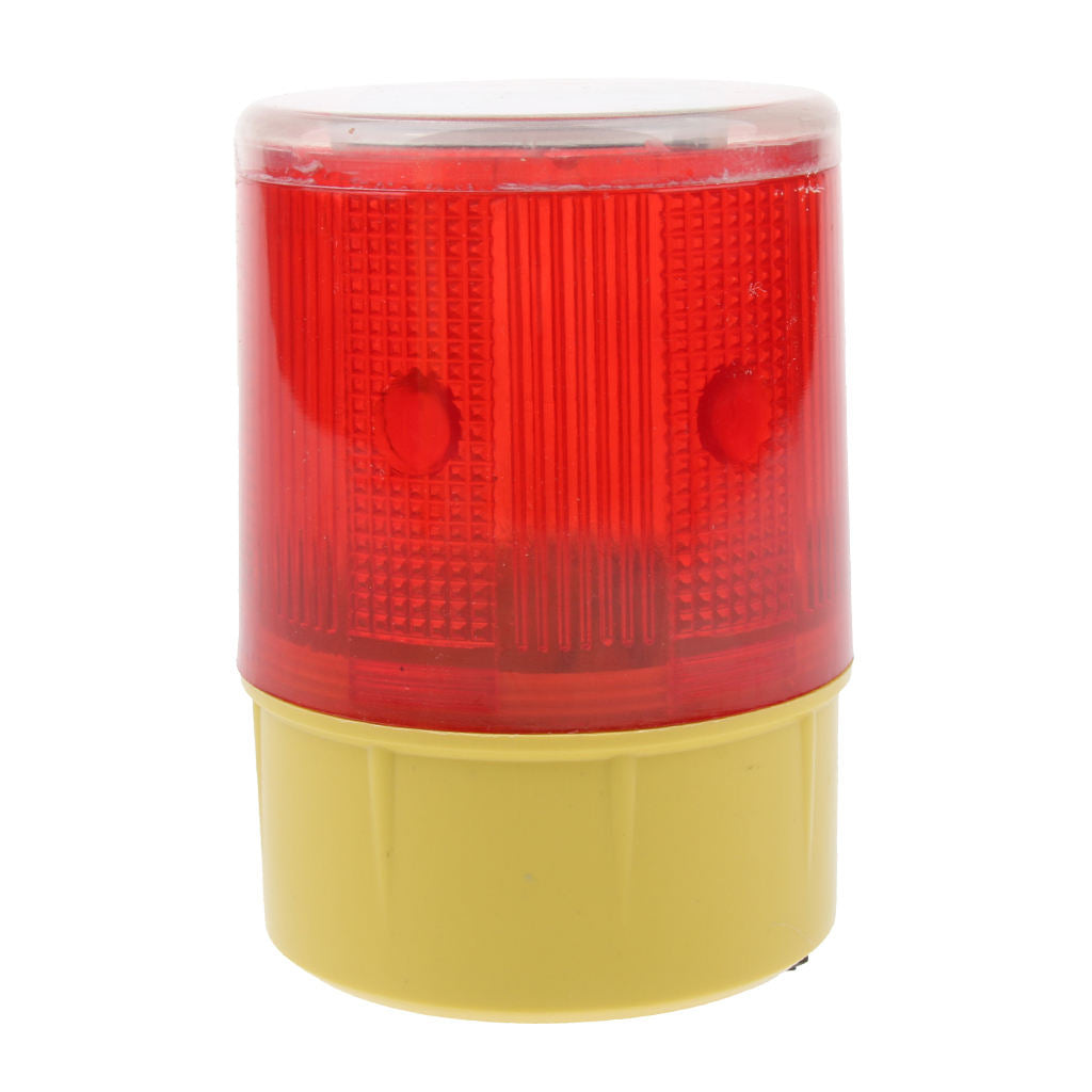 3.7V Solar LED Flashing Strobe Beacon Emergency Warning Light Car Tru Lamp