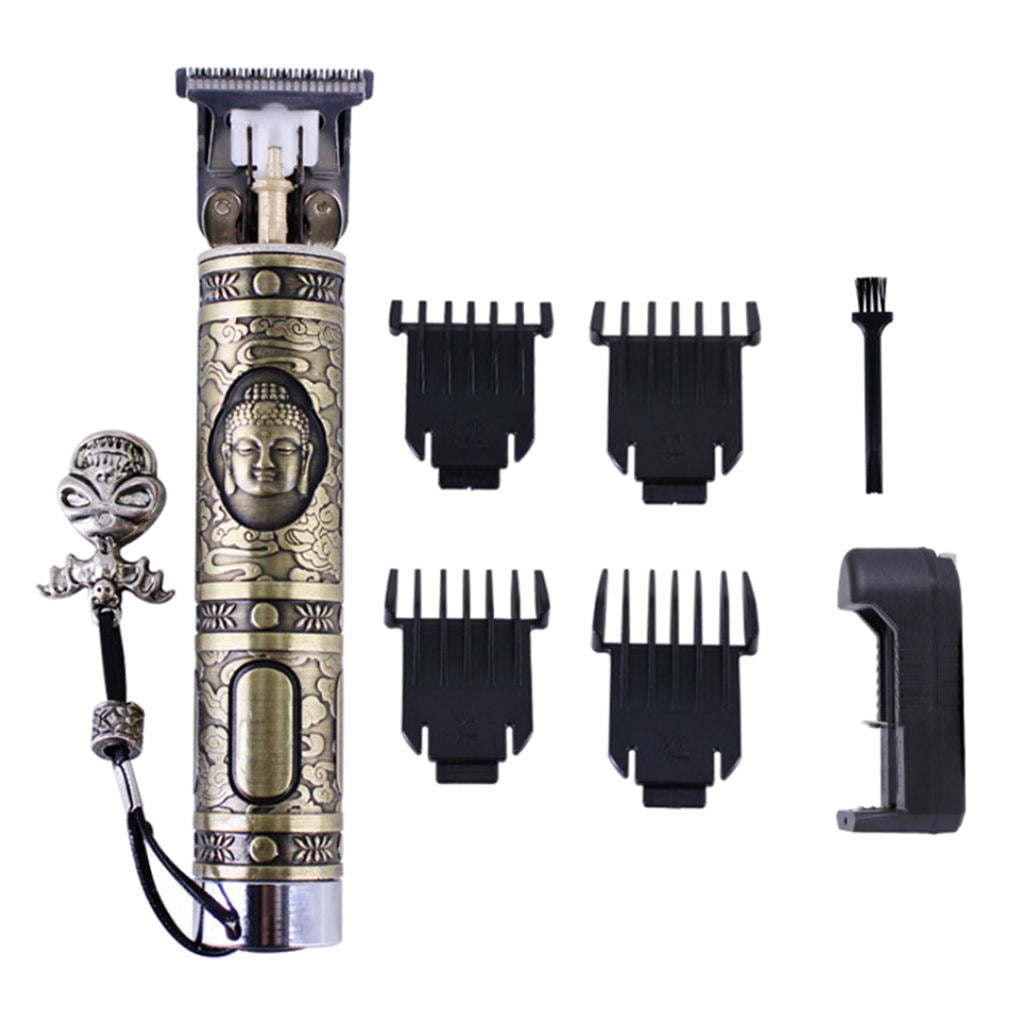 Professional Men Hair Clipper Kid's Barber Shaving Clipper Self-Cut Copper