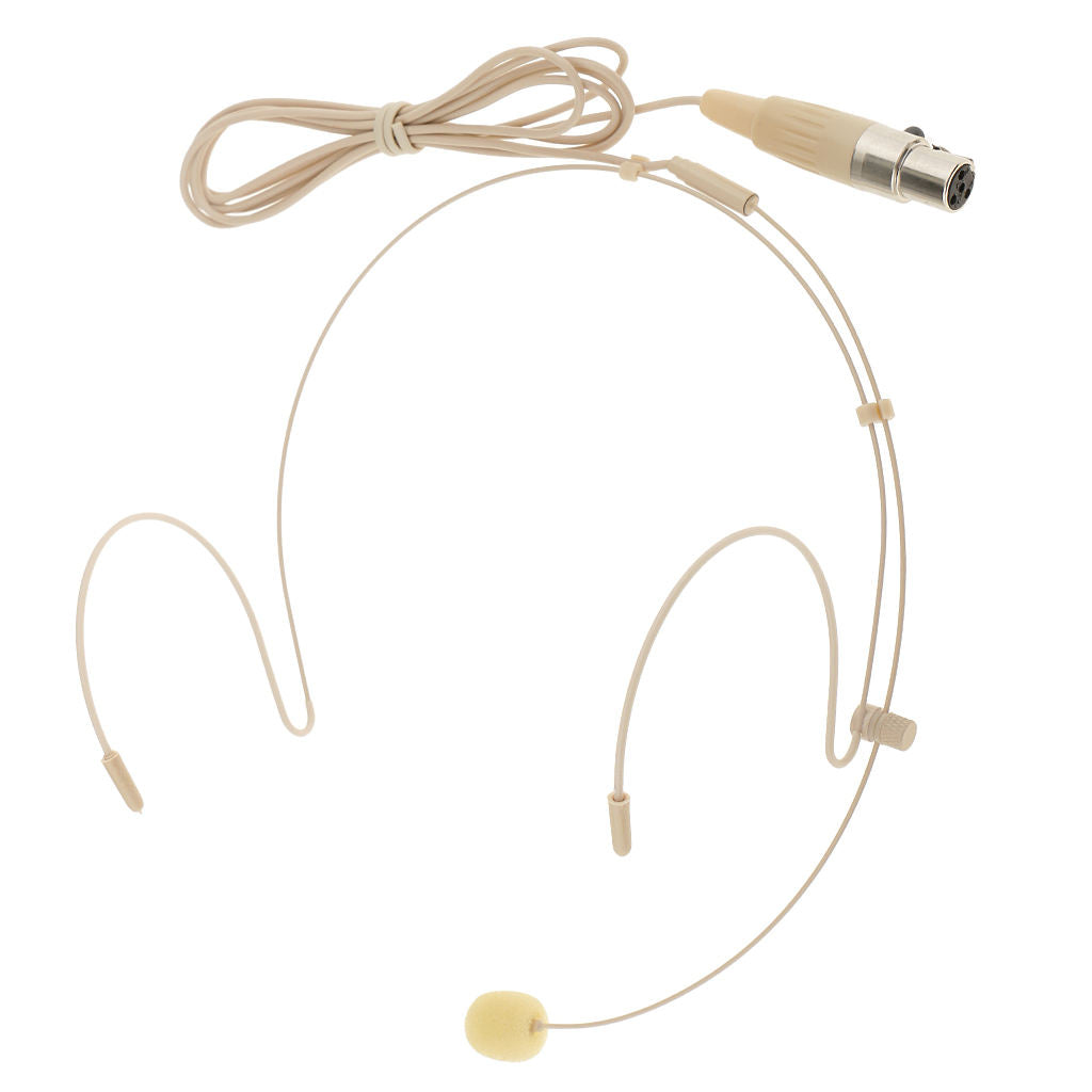 Ear Wired Headset Headworn Microphone Skin Color Musical Instruments 4Pin