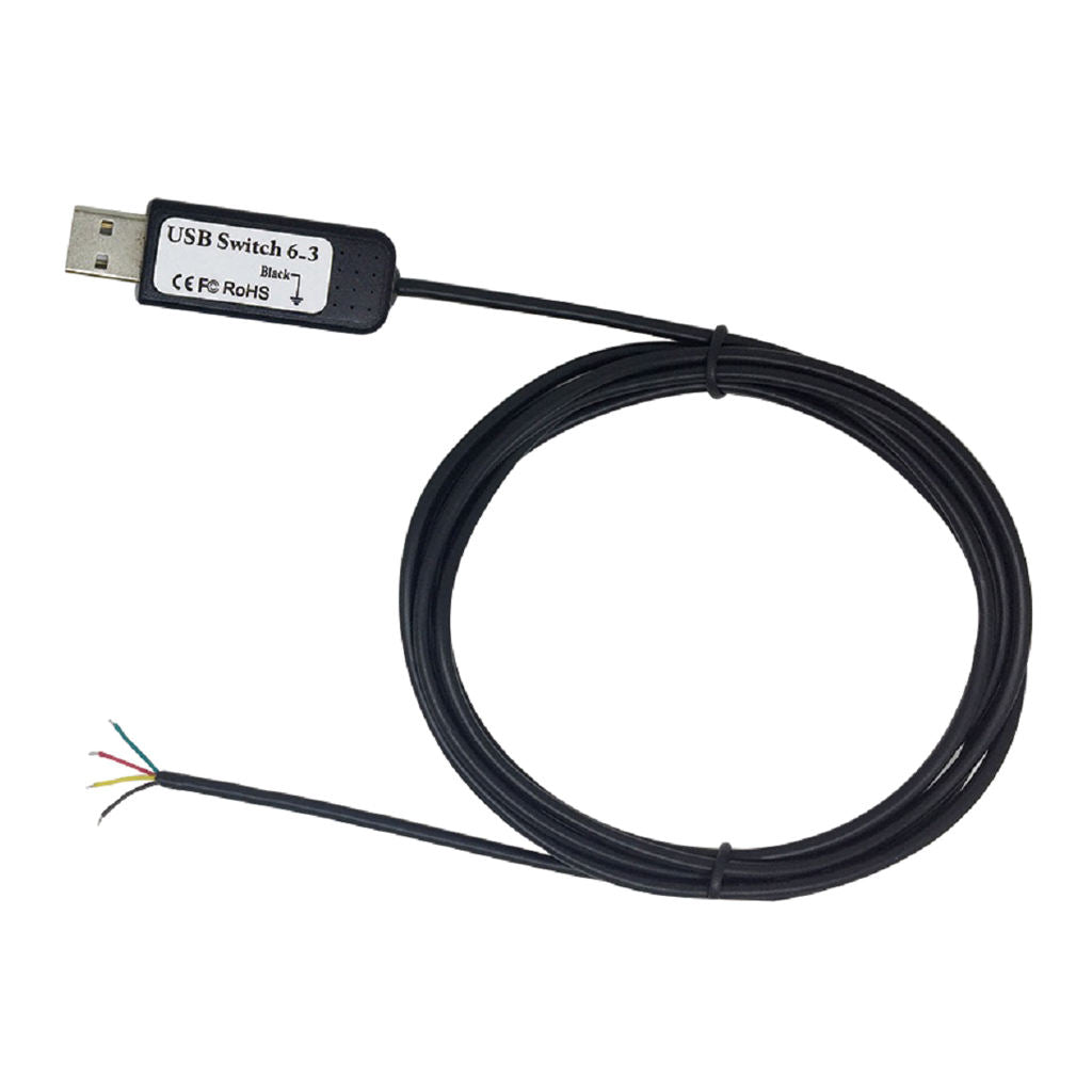 USB Switch Cable Line 7 Core Connect 6pcs Foot Switch Pedals USBSwitch6-6