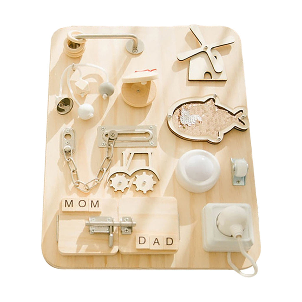 Montessori Busy Board for Toddlers Kids Intelligence Development Educational