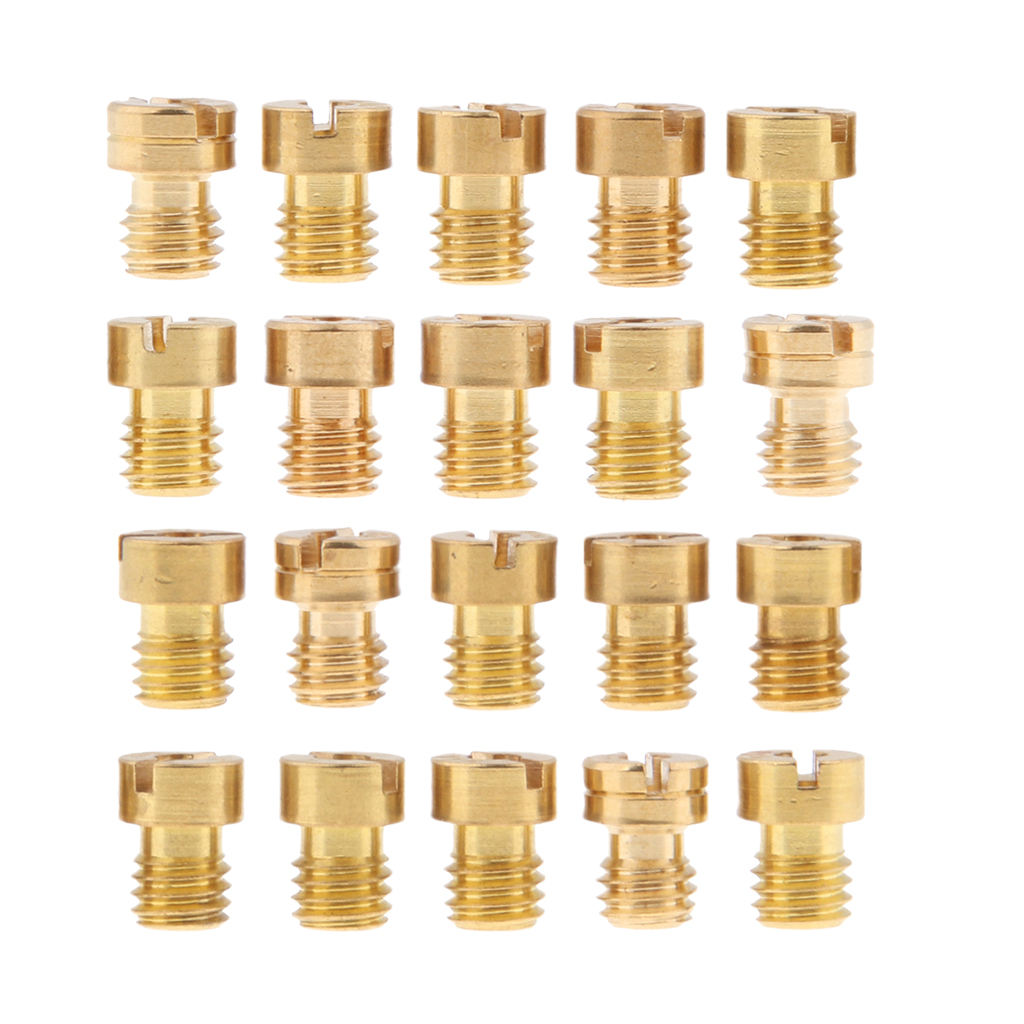 20-piece M5 Carburetor Main Jet Kit 85 - 124 fit Keihin PWK Motorcycle FCR