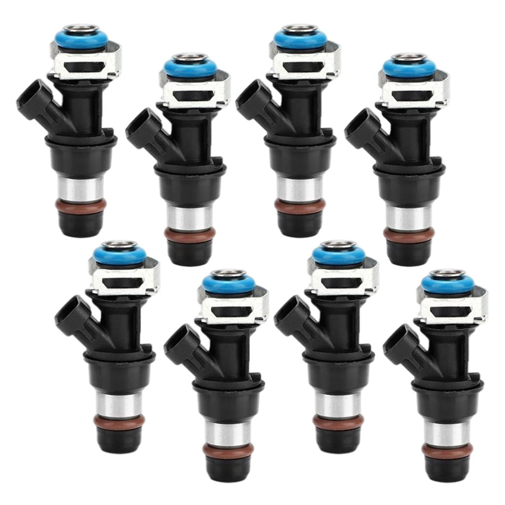 8 Pcs Car Fuel Injectors for GMC 4.8L 5.3L 6.0L 17113553 FJ10062 17113698