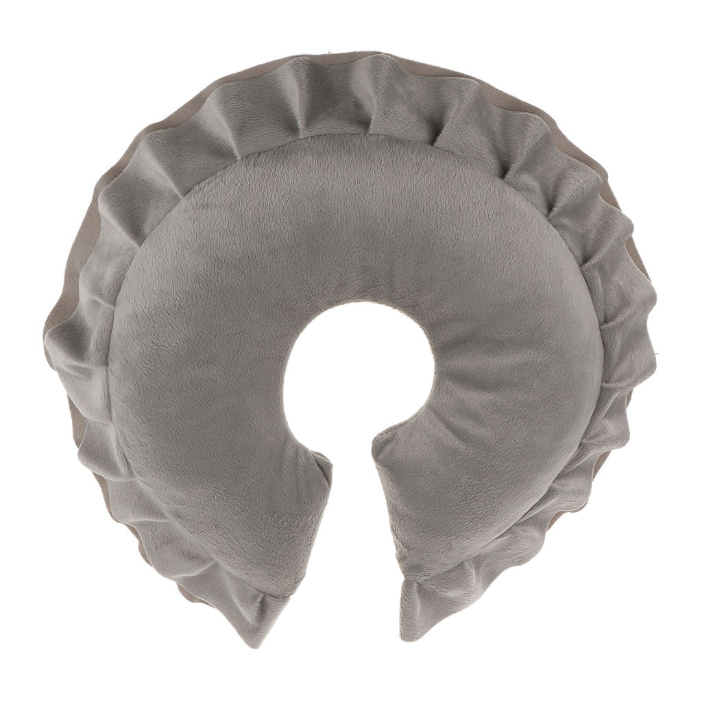 2pcs U Shaped Face Pillow Neck Head Cushion Massage Table Pads - Suit for Spa
