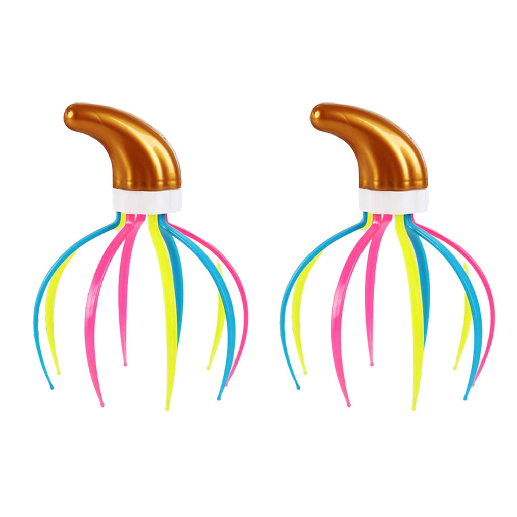 2 Packs Plastic No Snags Head Scalp Massager Massage Tool for Hair Growth