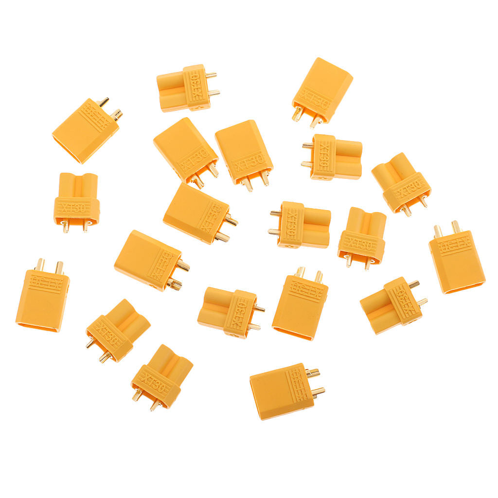 10Pair XT30 Female Male Connector Sockets for Drone Battery ESC Charger
