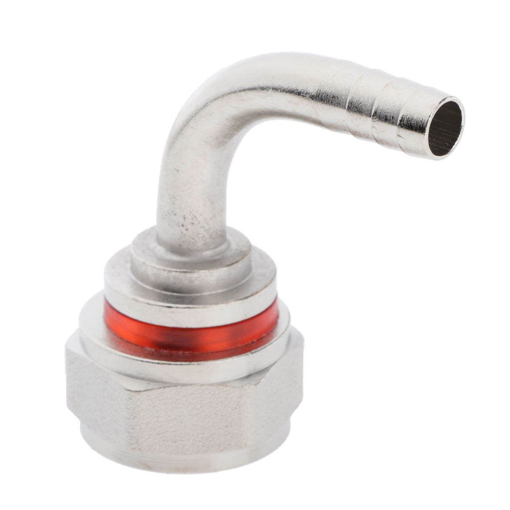 2 Pieces G5 / 8 Beer Tap Connector Kit for Beer Line 90 ° Elbow Tailpiece