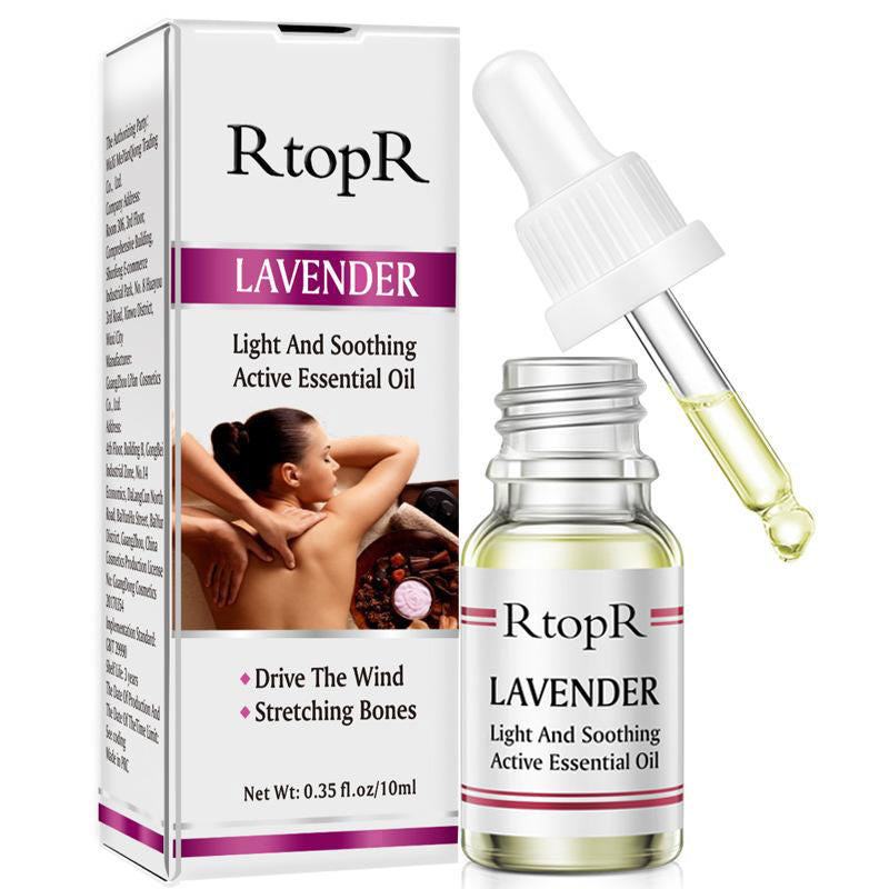 Natural Lavender Essential Oil Sleep Well Diffuser Massage Oil Glass Dropper