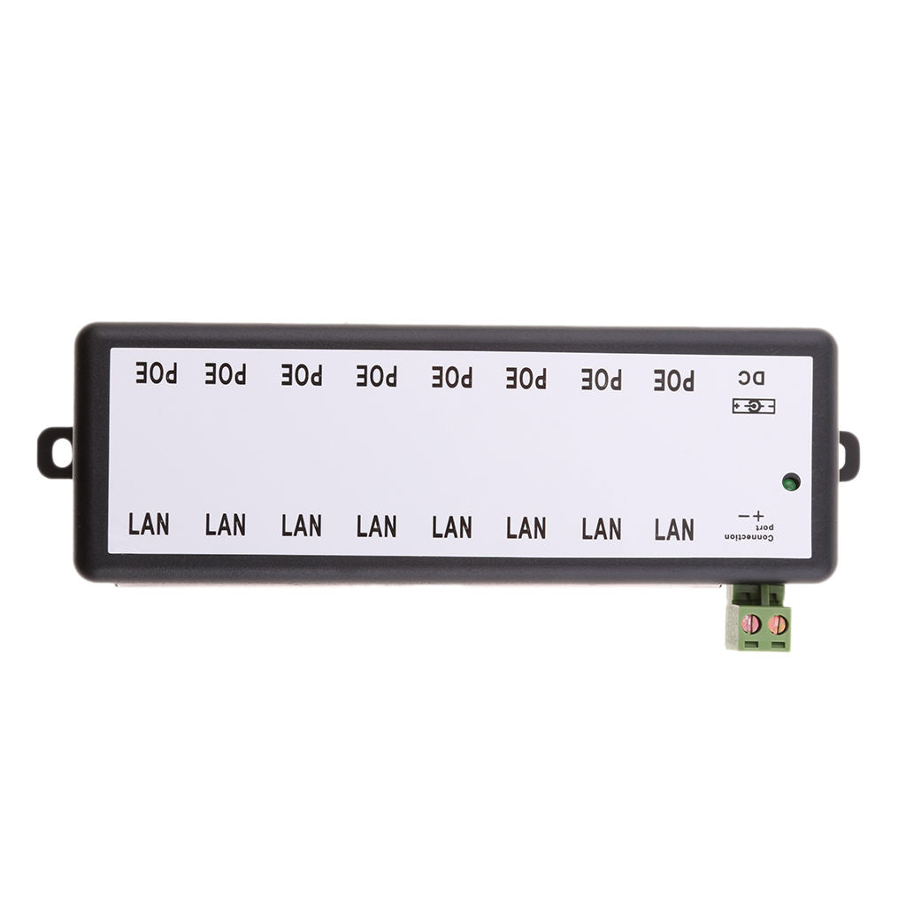 8 Port POE POE Injector Switch Passive Power Module for
