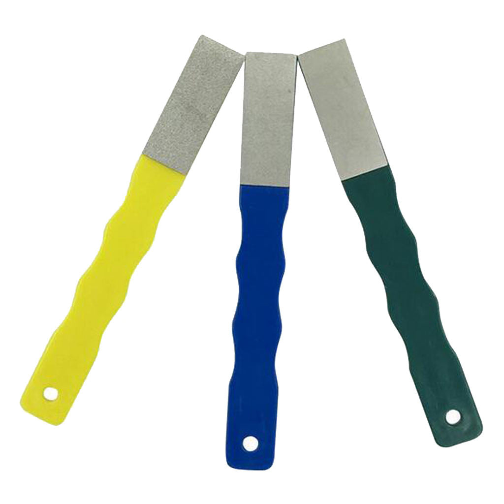 3x Sharpening Steel Rods For Sharpening Kitchen Tools Scissors Safe Chef 400 200