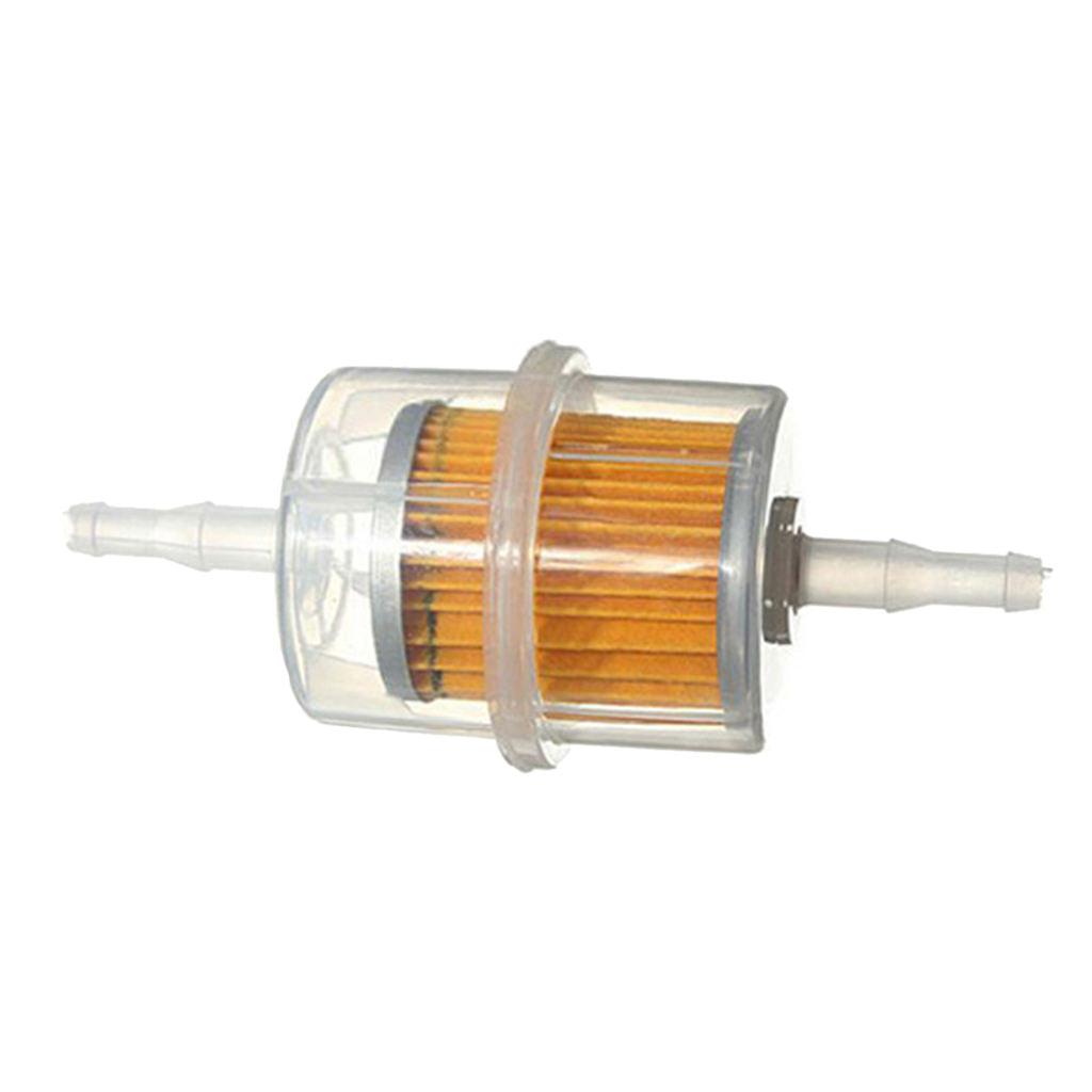 2x Universal Motorcycle Φ 6mm + 8mm Oil Filter Fuel Filter Petrol Filter, Fits