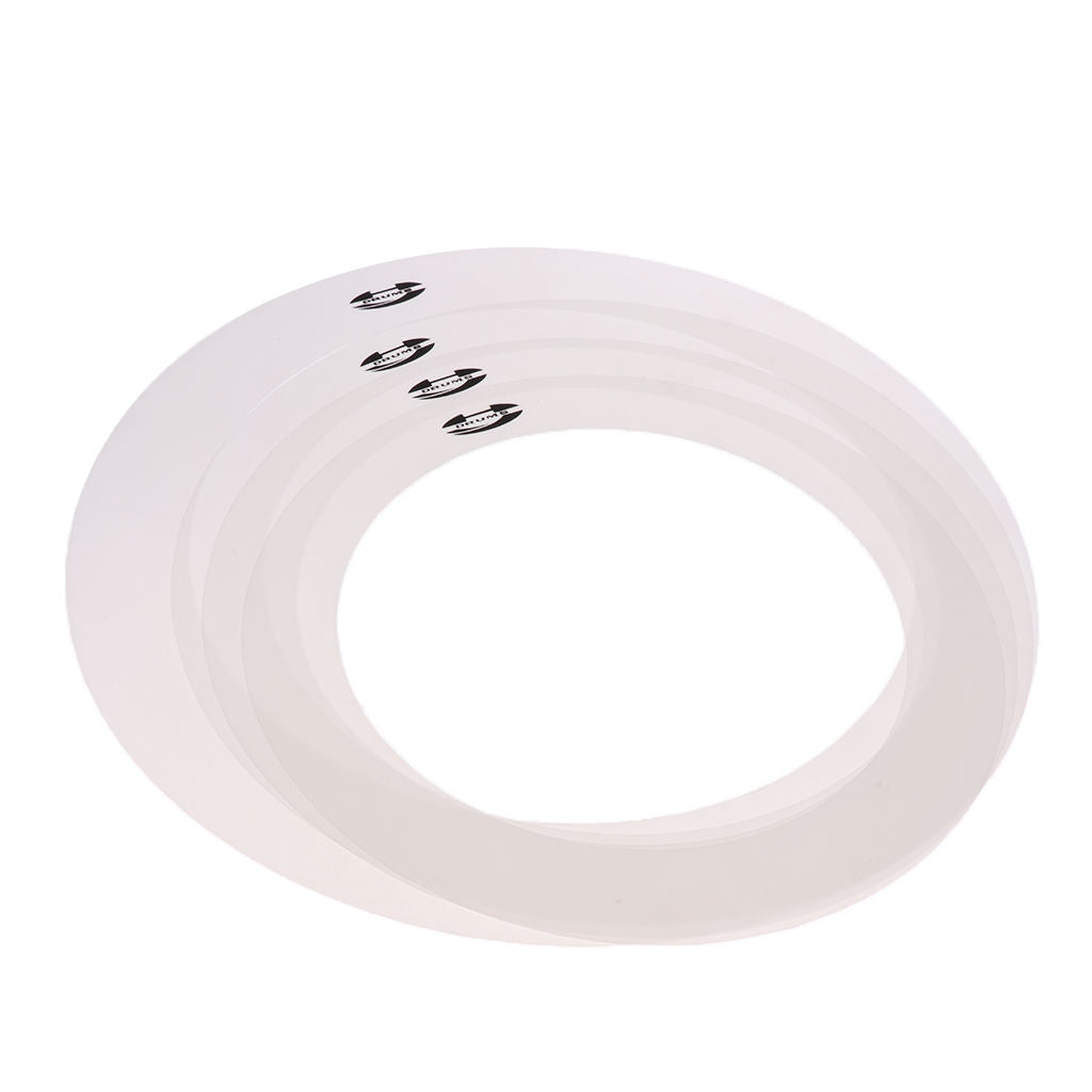 4 Packs Drum     Control Rings Instrument Parts 10'' 12'' 14'' 16''