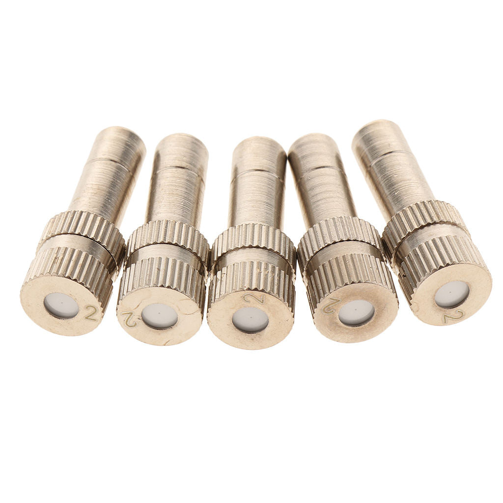 10x 0.2mm and Low Pressure Nozzles Outdoor Garden Misting Nozzles Fittings