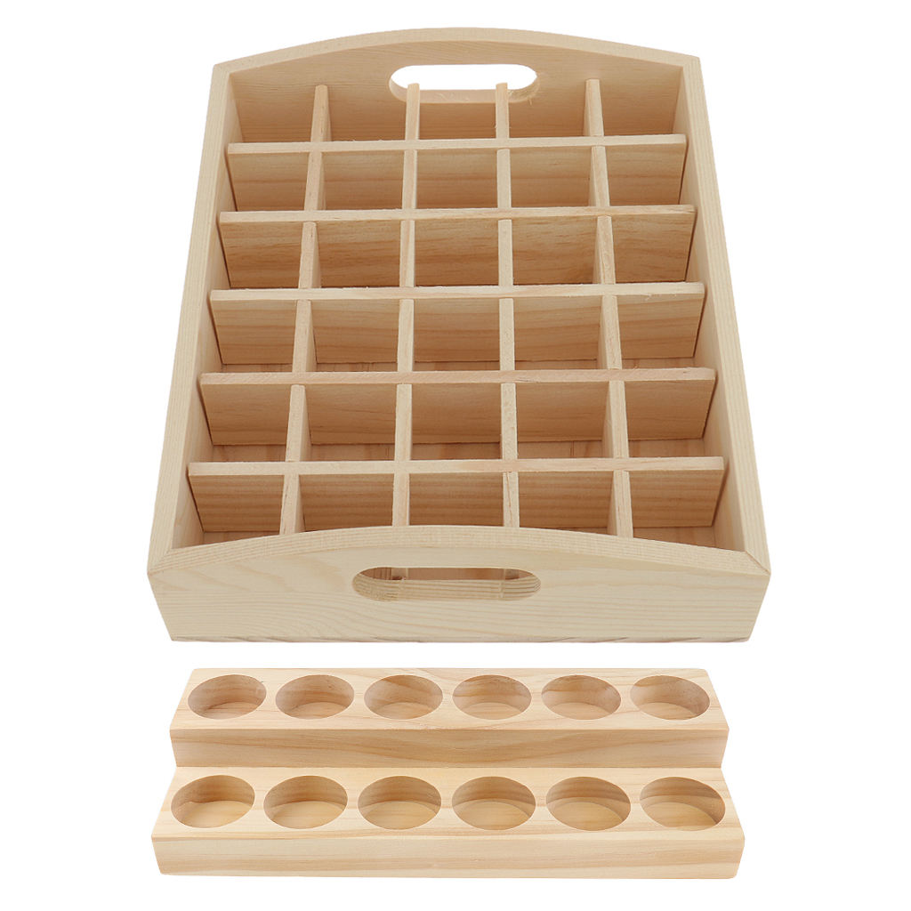 Lots 2 Essential Oil Displaying Case Holder Rack Stand Retail Stores Home