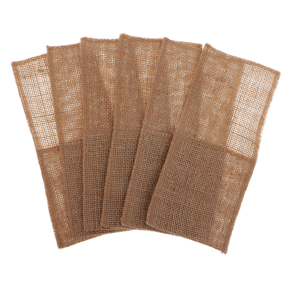 Set Of 6 Covered Door Pouch Wedding Ornament Table - 22 X 11 Cm