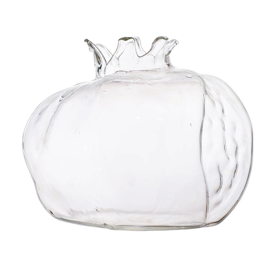2Pcs Clear Mini Flower Vase Planter Vase Glass Bottles Home Wedding Decor