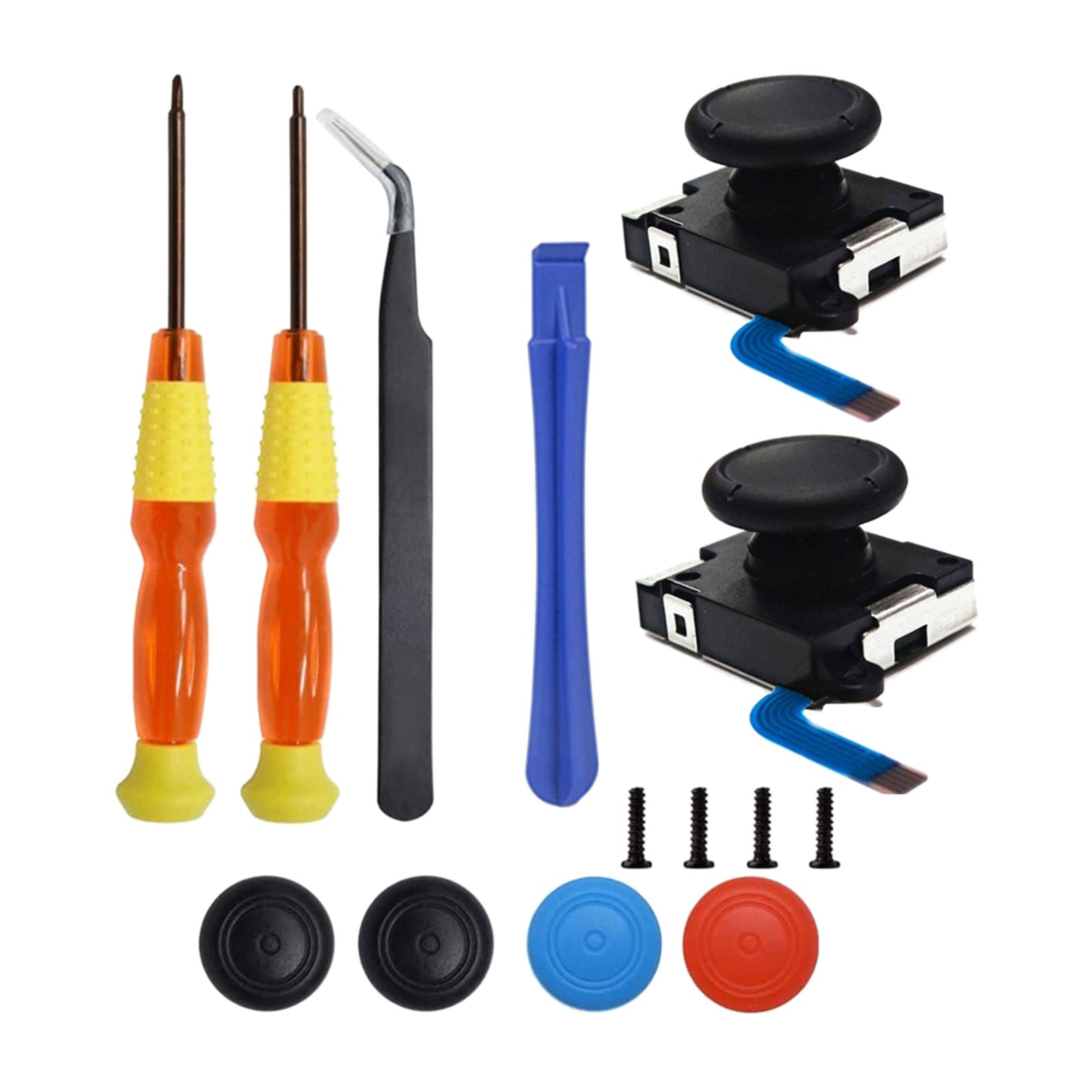 14 in 1 Joystick Analog Thumb Sticks for Nintendo Switch Joy-Con Repair Tool
