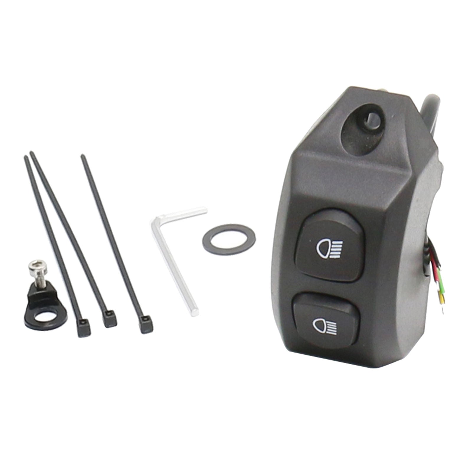 Motorbike Handle Fog Light Switch For BMW R1200GS R1250GS F750GS Black