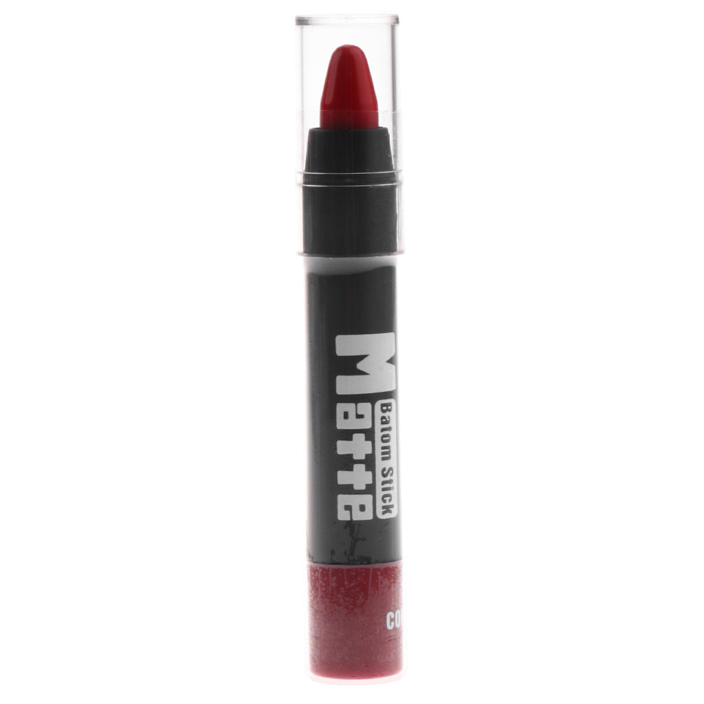 Lasting Moisturizing Velvet Lipstick Matte Gloss Lip Crayon Comestics Pencil #D