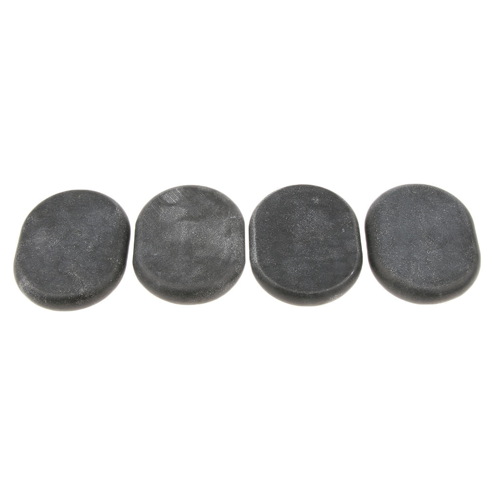 Massage Stone Natural   Basalt Hot Rock Stone Sets for Spa Gua Sha Black