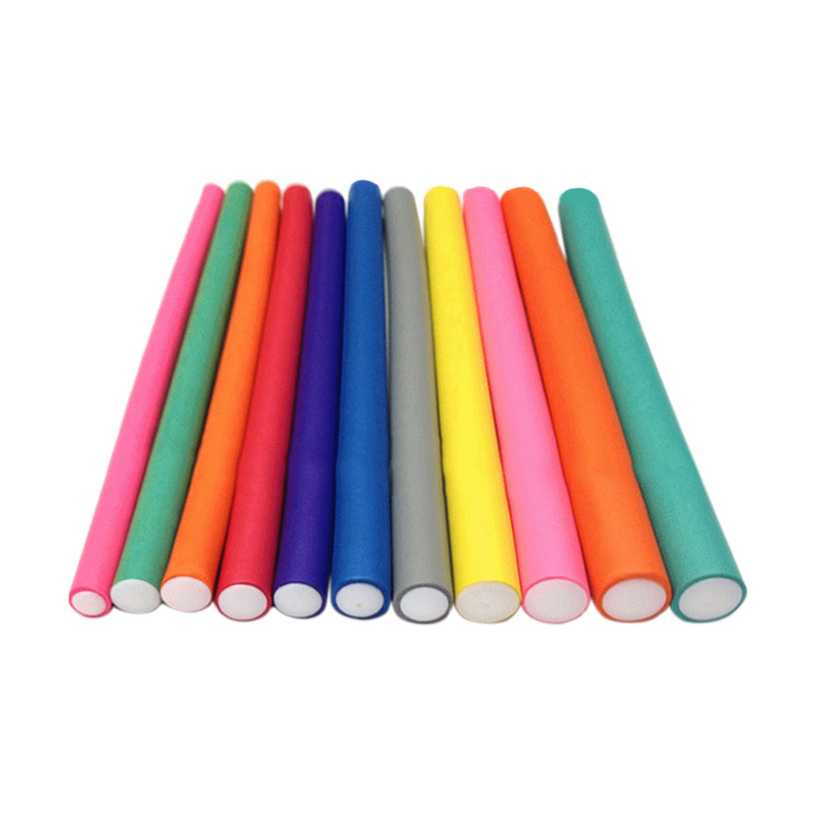 20-pack Dia. 20mm No Heat Hair Foam Curler Roller Set   Rods DIY