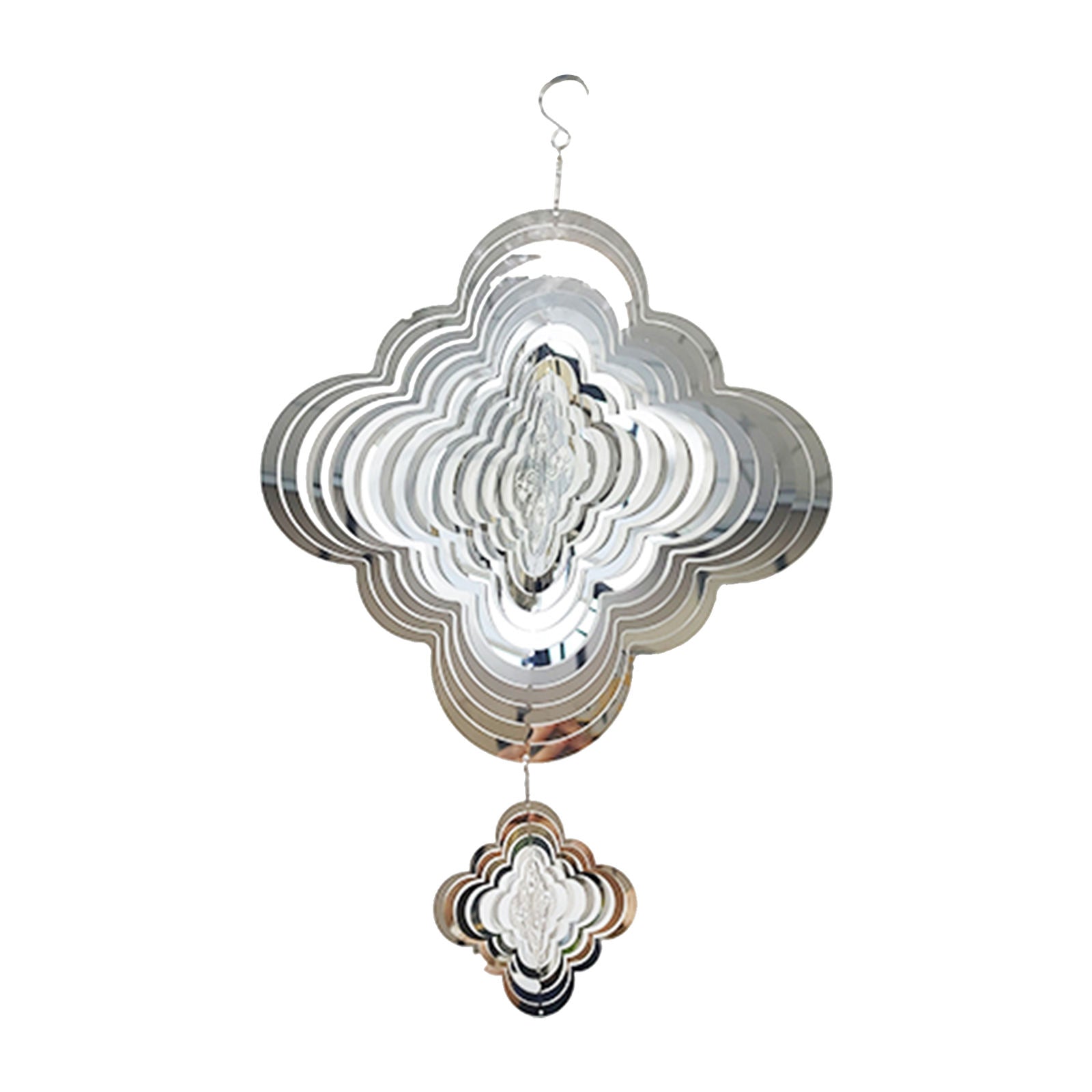Cloud Wind Spinner Hanging Wind Chime Garden Indoors Outdoor Patio Ornaments
