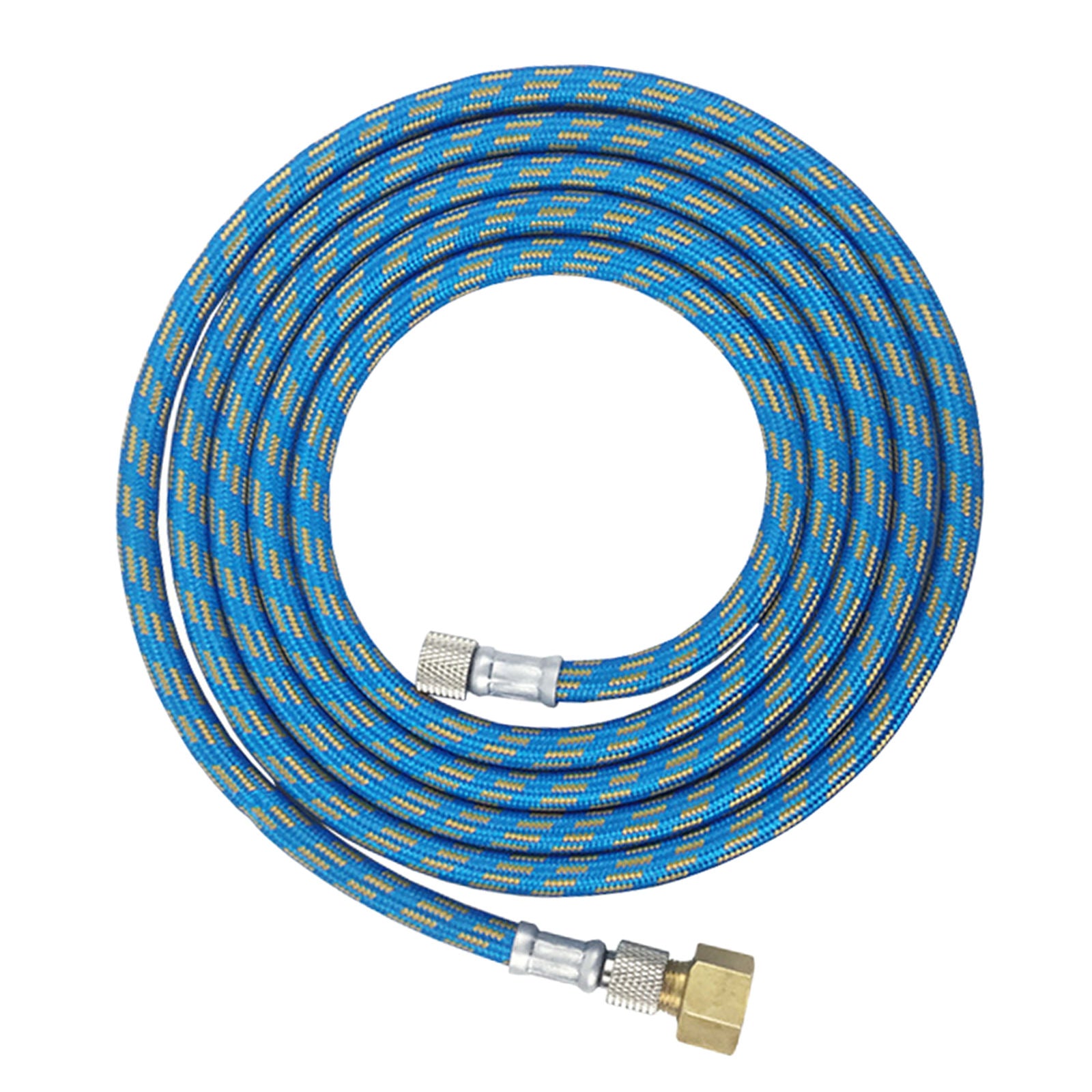 6' Braided Airbrush Air Hose 1/8" - 1/4" BSP Adaptor Fits Most Brands