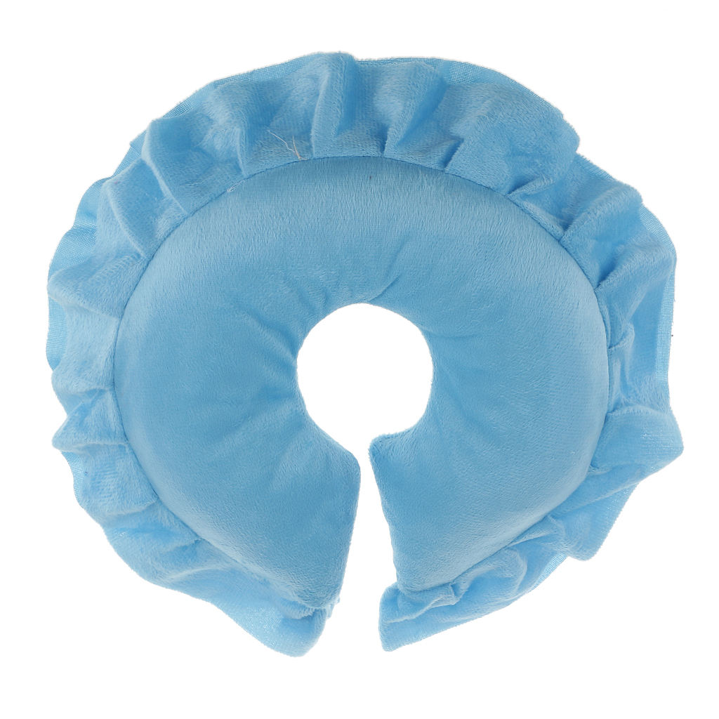 2pcs U Shaped Face Pillow Neck Head Cushion Massage Table Pads - Suit for Spa