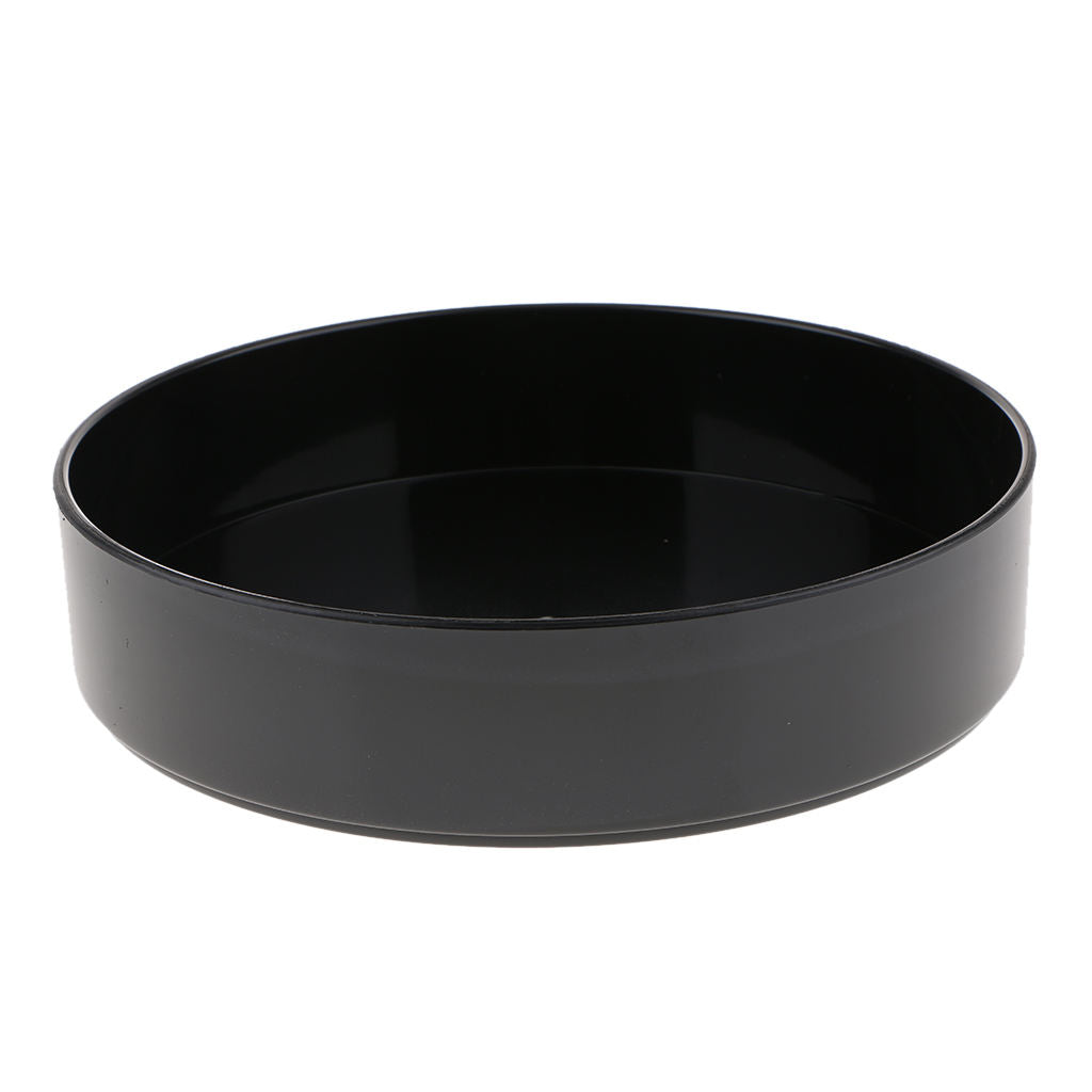 Plastic Round Ikebana Flower Vase Holder Suiban Pot Tray Art Arrangment Tool -
