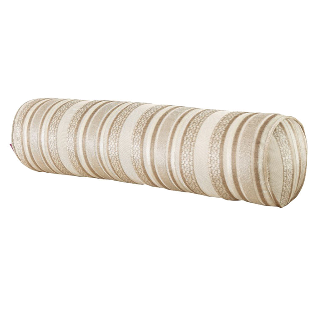 Neck Cervical Spine Pillow Round Foot Support Bolster Cushion for Car White