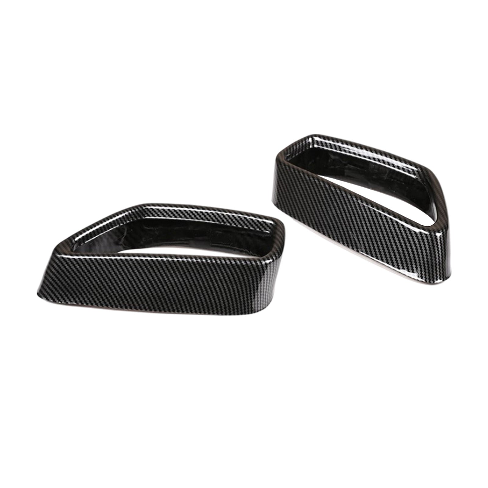 2 PCS Rear Exhaust Pipe Throat Cover Tail Throat Frame for BMW 5 Series
