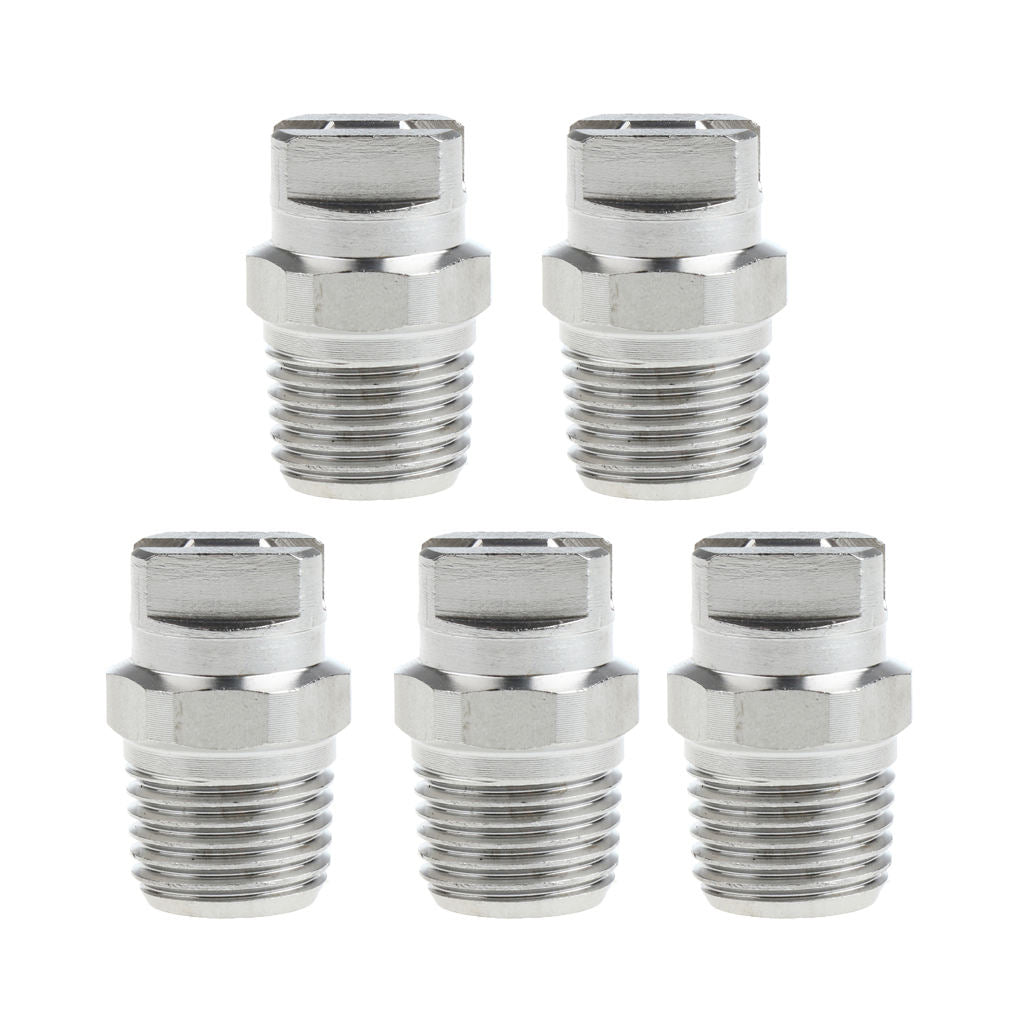 5 Pieces High Pressure Nozzle Tip 1/4" Sprayer Fan Nozzles Pressure Washer