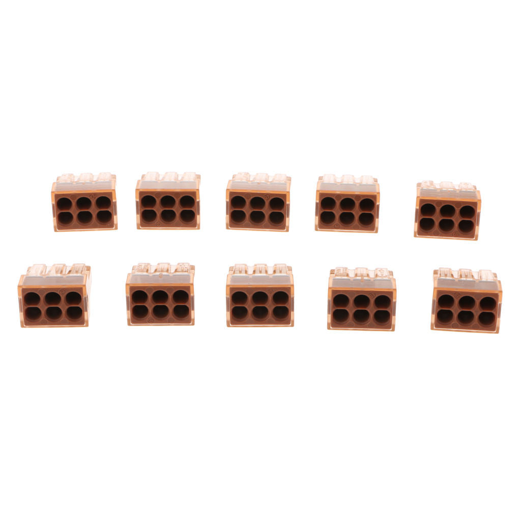 10 Pieces Plug Style Connector Terminals Quick Connect for Electric Wire