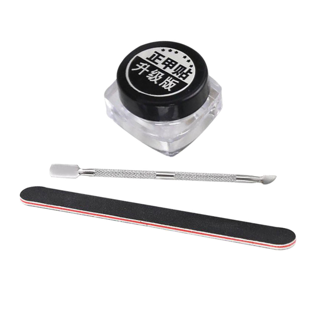 Professional Ingrown Toenail Corrector Tape w/Pusher Nail File Set Pain Ease