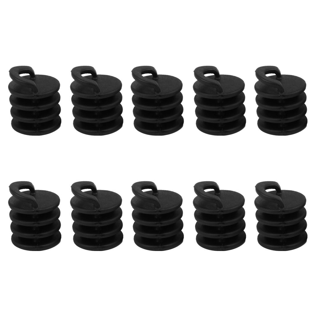 10 Pieces/ Set Small Kayak Ocean Canoe Scupper Stopper Bungs Drain Holes Plugs