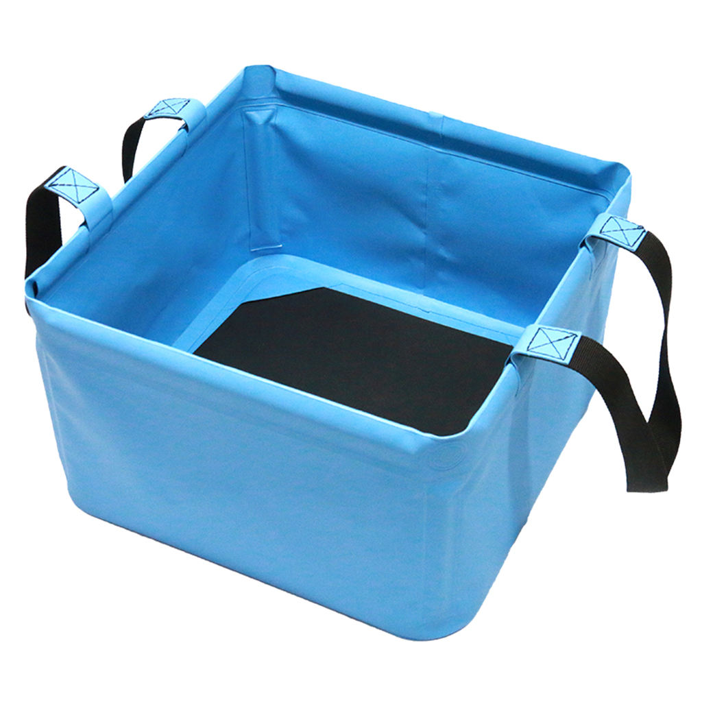 2Pcs 18L Foldable Bucket Portable Water Container Pail for Camping Picnic