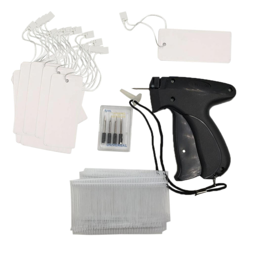 Clothes Garment Price Label Tagging Tags Gun Machine Needles Barbs Paper Tag