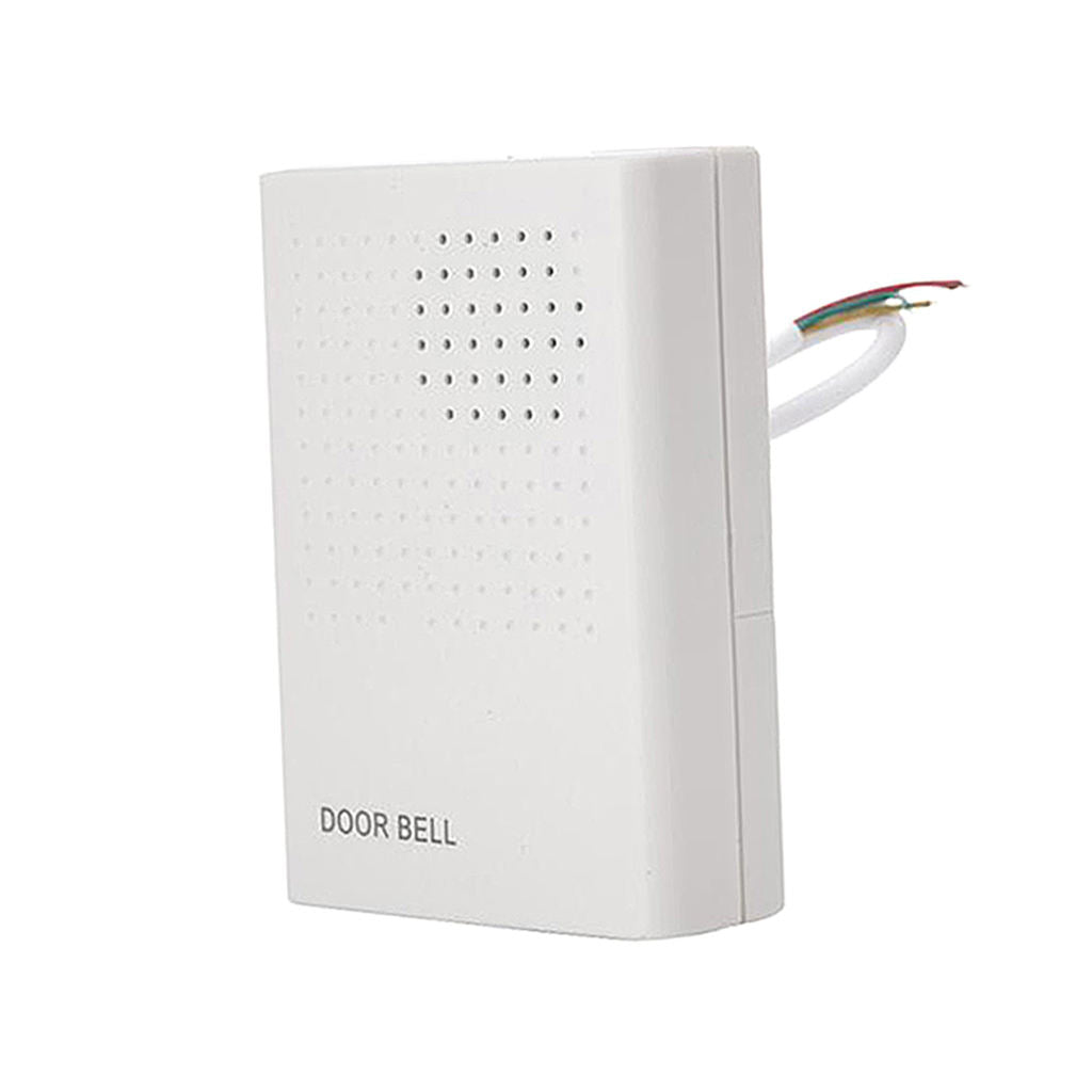 12V Wired Fire-resistant Flame-retardant Shell Doorbell Chime for Office Home