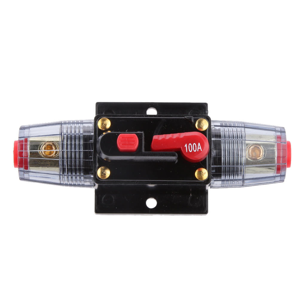 12V-24V Automatic Switch Manual Reset Switch Audio Fuse 100 A