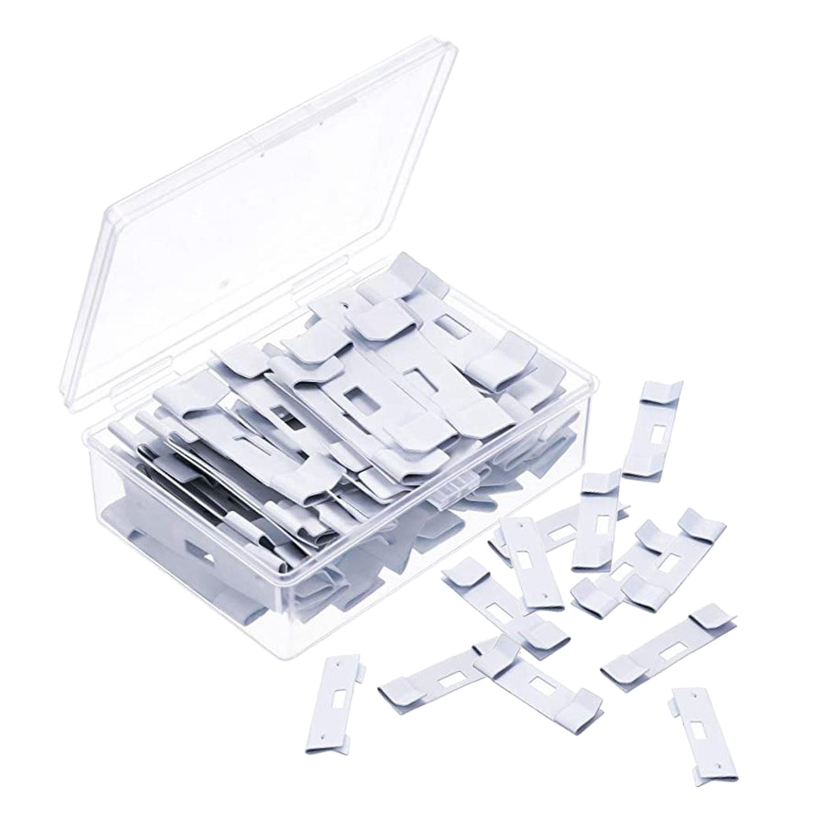 12 Pack Vertical Blind Vane Saver Curved Metal Repair Clips Tabs Accessories