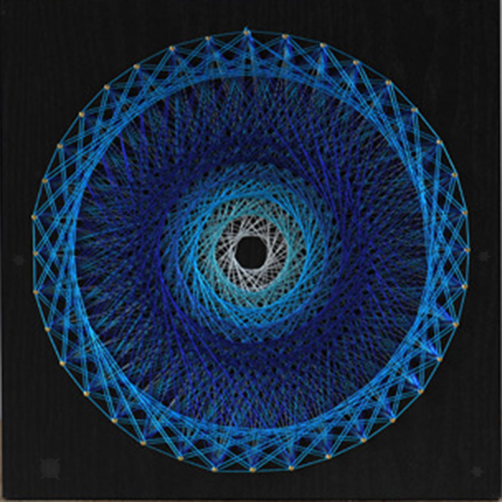 String   Art   Crafts   Bird ' s   Nest   geometric   Shape   Picture   for
