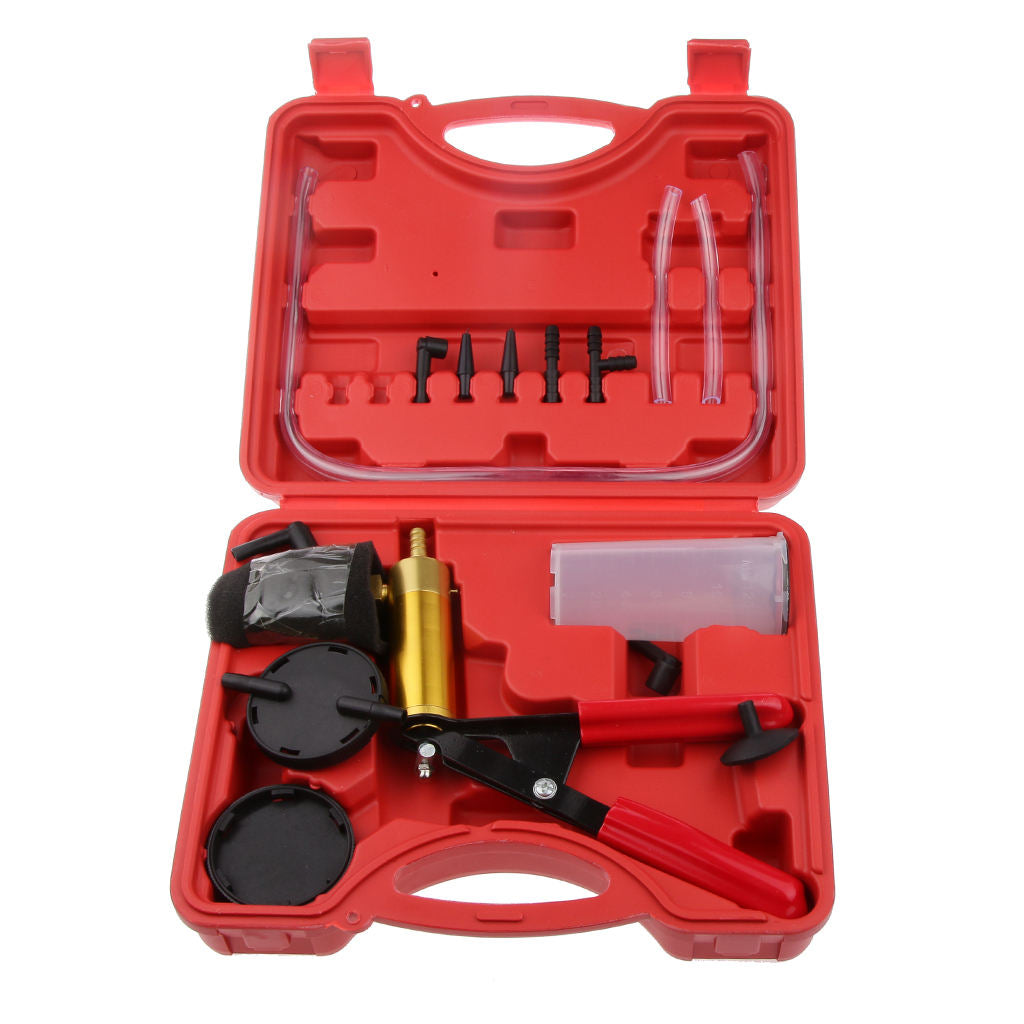 Portable Bleed Hand Brake Hose Pump Vacuum Car Motorcycle Tools Manu
