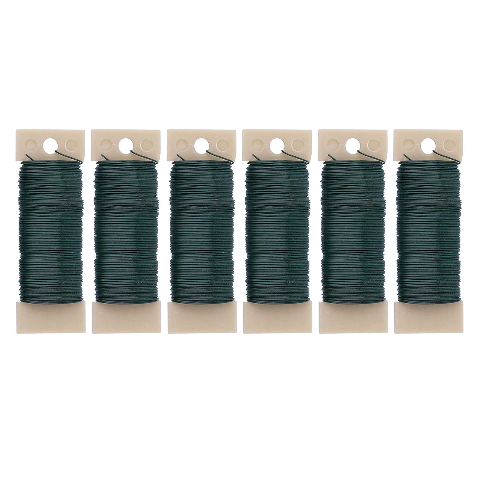 Green Reel Floral Paddle Wire Lacquered Florist Wire Floristry Wreaths DIY