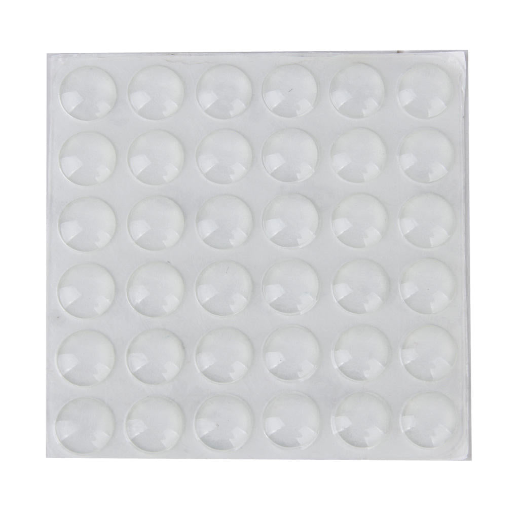36pcs Cr Self Adhesive Silicone Feet Bumper Door Furniture Protector