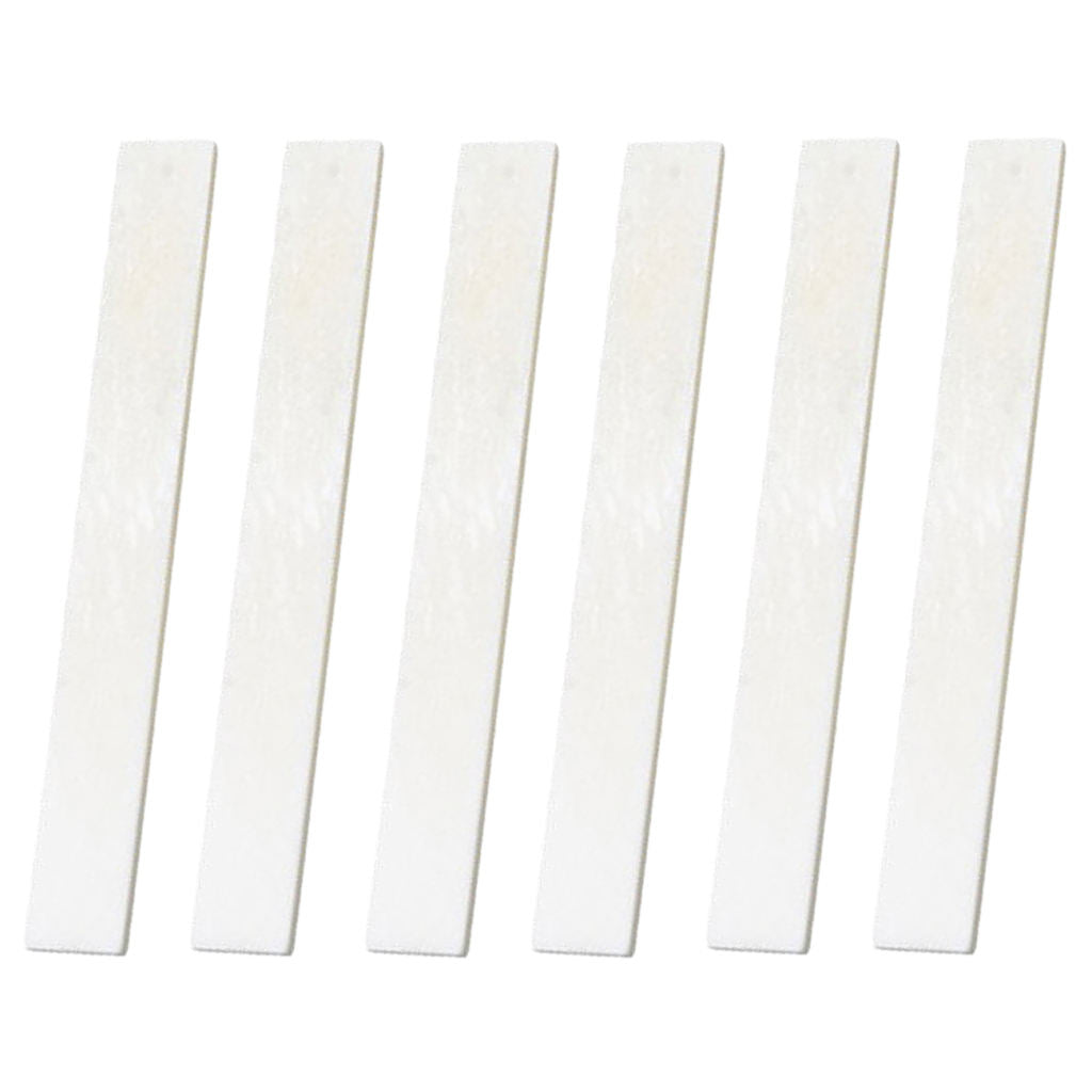 6x bone nut blank for guitar bass ukulele mandolin DIY instrument