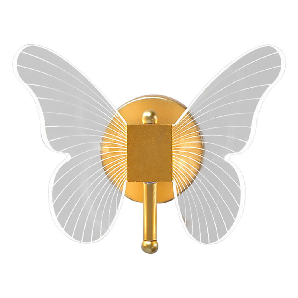Modern Acrylic Butterfly Wall Light Lighting Loft Corridor Lamp Fixture