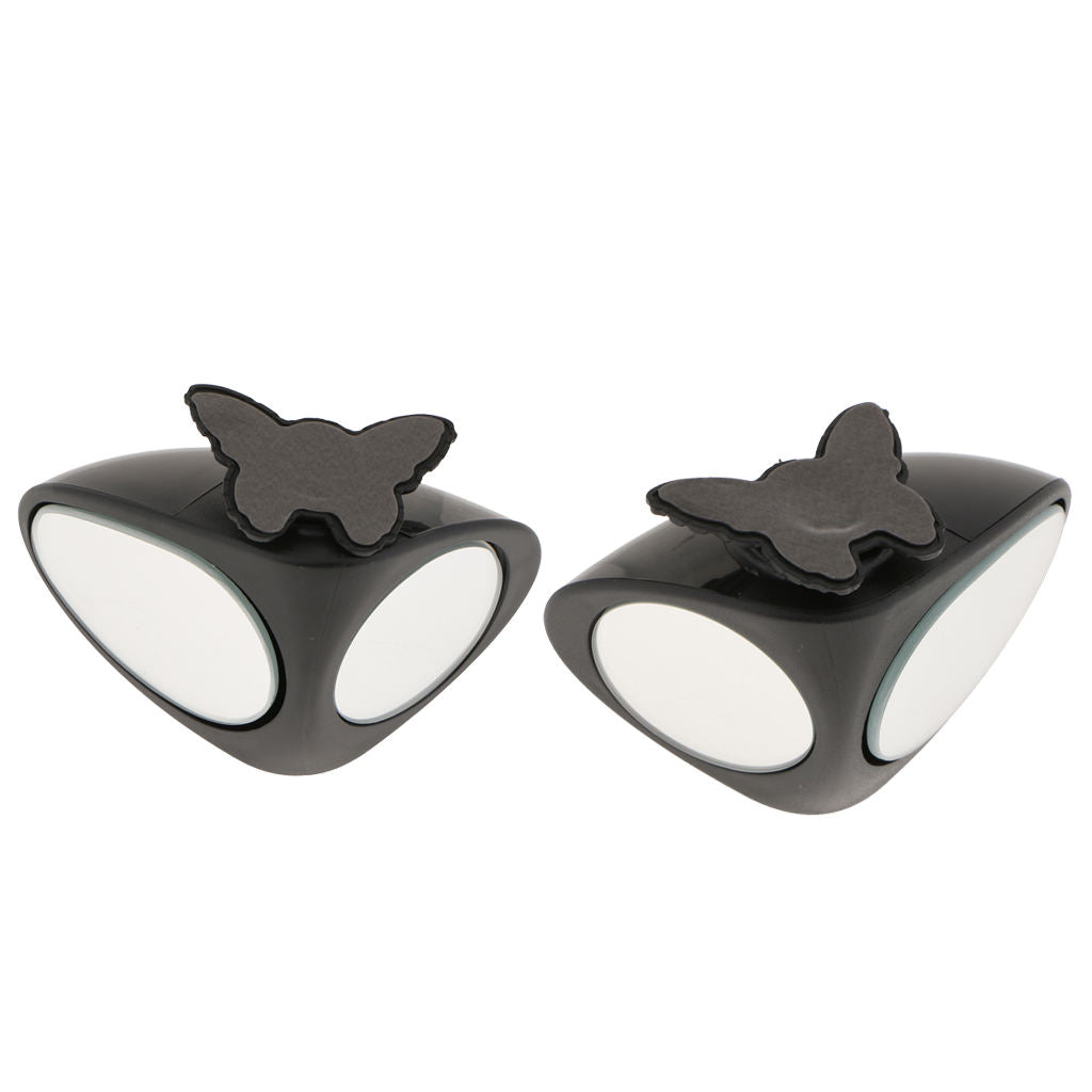 2 Pack Car Auto Adjustable Blind Spot Mirror Wide Angle Rear View Left+Right