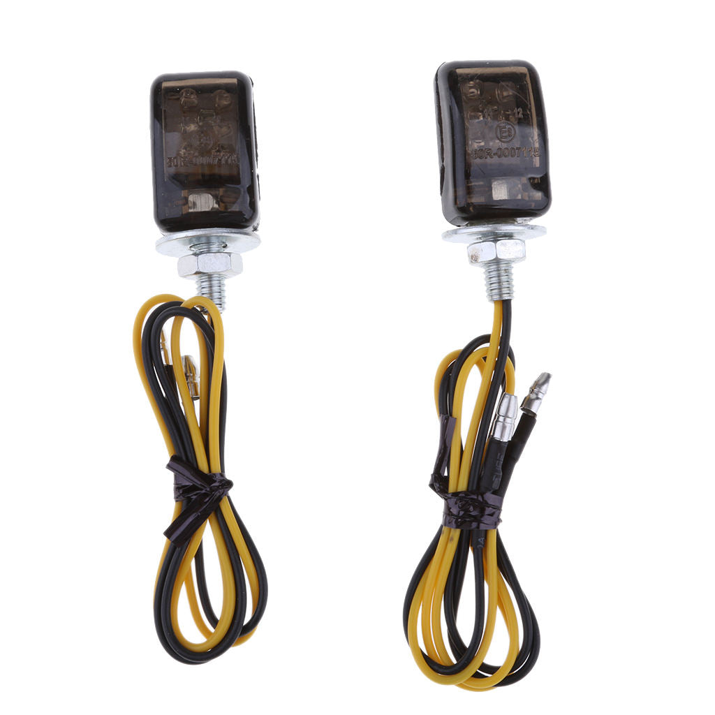1 Pair New Aftermarket LED Turn Signals Light Small Indicators Replacement