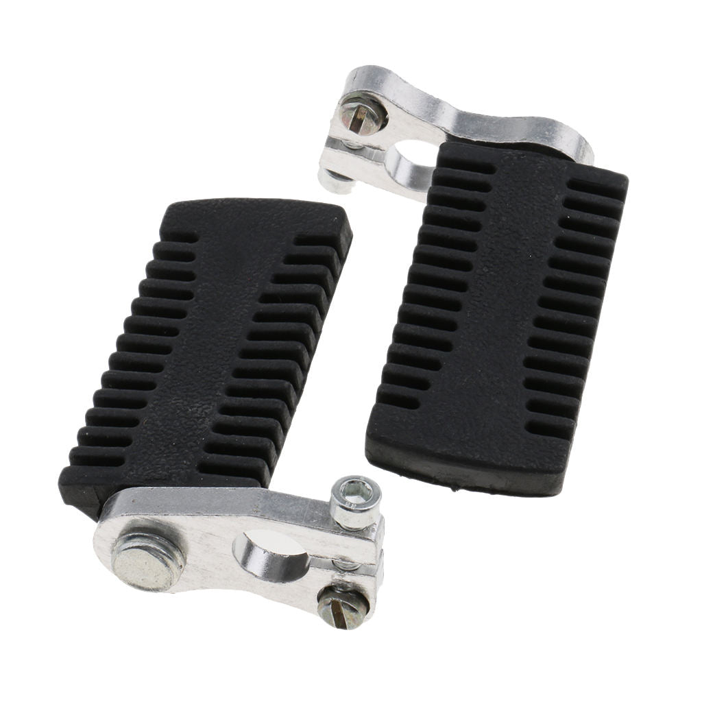 1 Pair Motorcycle Foot Rests Pedals Footpegs for 47cc 49cc Mini Pocket Bike